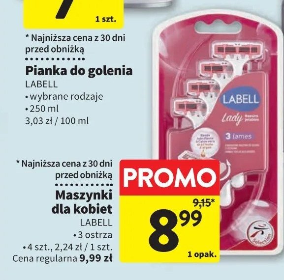 Maszynka do golenia Labell promocja