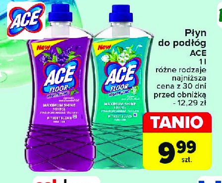 Płyn do podłóg talk i białe piżmo ACE FLOOR promocja