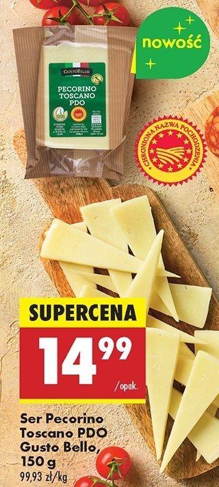 Ser pecorino romano Gustobello promocja w Biedronka