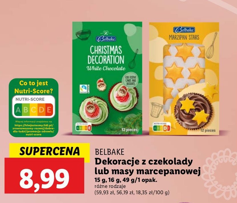 Gwiazdki marcepanowe Belbake promocja