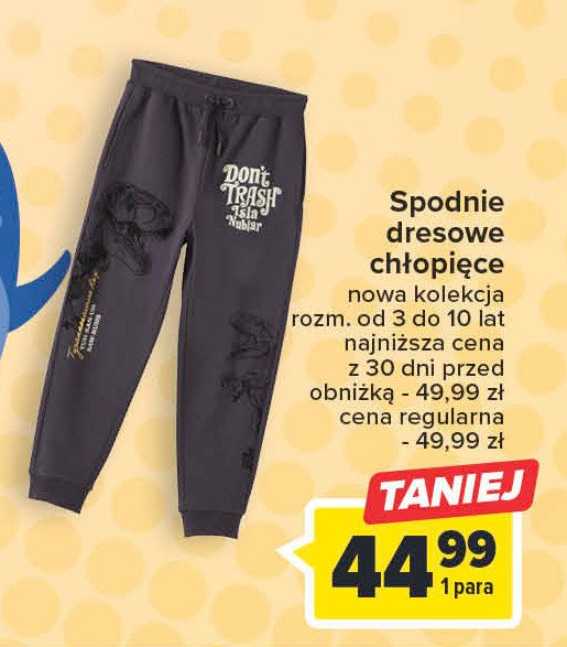 Spodnie dresowe 3-10 lat promocja