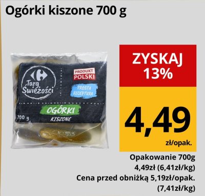Og贸rki kiszone promocja w Supeco