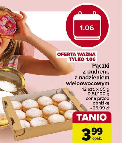 Pączki z nadzieniem wieloowocowym promocja