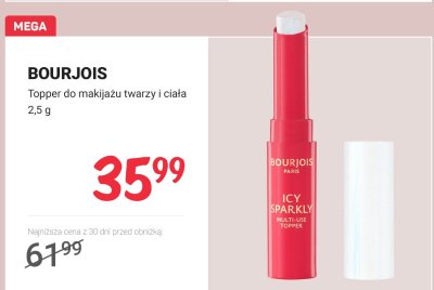 Topper BOURJOIS do makijażu twarzy i ciała promocja w Rossmann