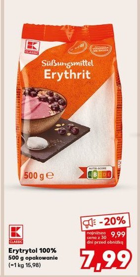 Erytrytol K-classic promocja