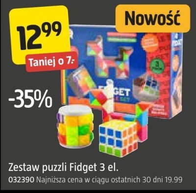 Zestaw puzzli Fidget 3 el. promocja w Jula