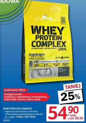 Odżywka białkowa WHEY PROTEIN COMPLEX promocja w Selgros