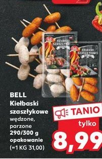 Kiełbaski szaszłykowe parzone Bell polska promocja