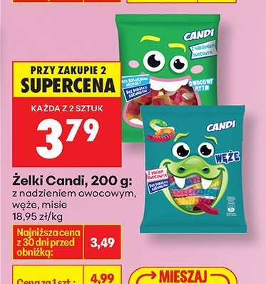 Żelki Candi promocja w Biedronka