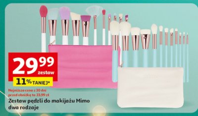 Zestaw pędzli do makijażu Mimo dwa rodzaje promocja w Auchan