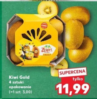 Kiwi Gold 4 sztuki opakowanie promocja w Kaufland