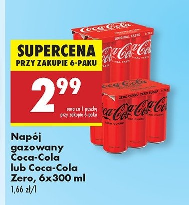 Napoj Coca-cola zero promocja