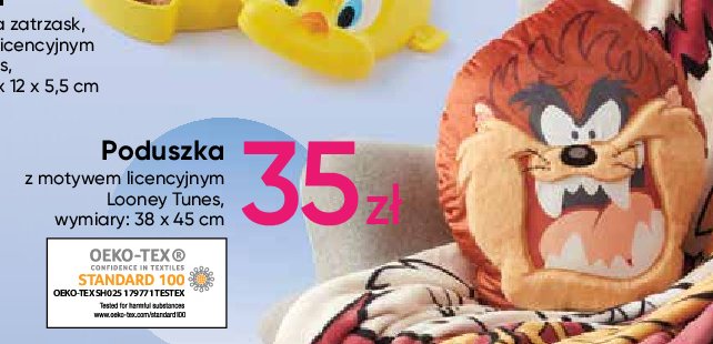 Poduszka looney tunes 38 x 45 cm promocja