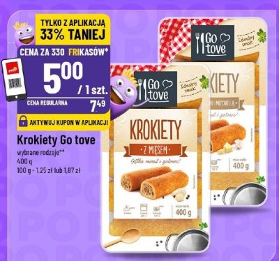 Krokiety Go tove wybrane rodzaje promocja w POLOmarket