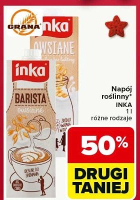 Napój roślinny INKA różne rodzaje 1l promocja w Carrefour