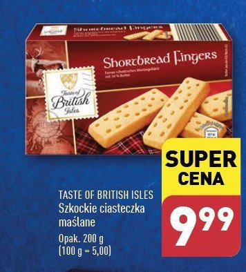Ciastka ma艣lane szkockie Taste of british isles promocja