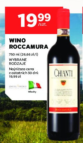 Wino CHIANTI ROCCAMURA AGRICOLE SELVI promocja