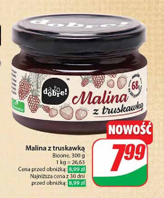 Konfitura malina z truskawką A to dobre! promocja