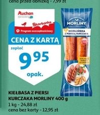 Morliny kiełbasa morlińska z piersi kurczaka promocja