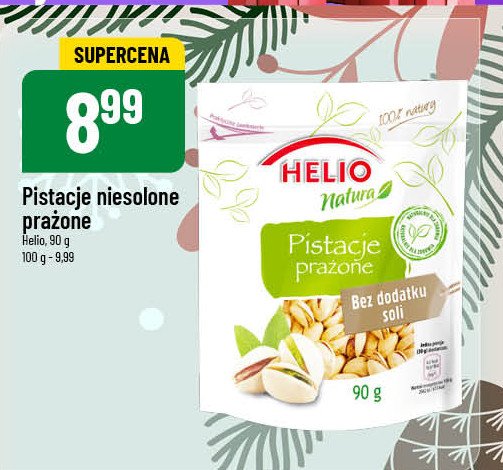 Pistacje prażone Helio promocja w POLOmarket