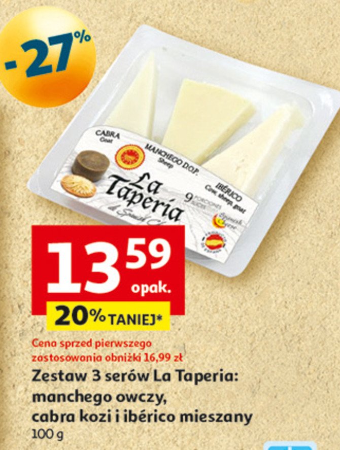 Sery la taperia promocja w Auchan