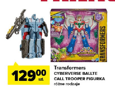 Figurka transformers cyberverse battle call trooper class Hasbro promocja
