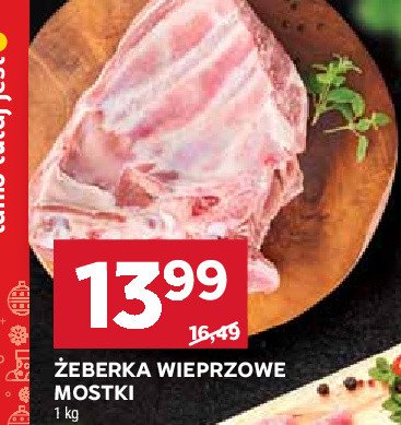 Żeberka wieprzowe mostek promocja w Stokrotka