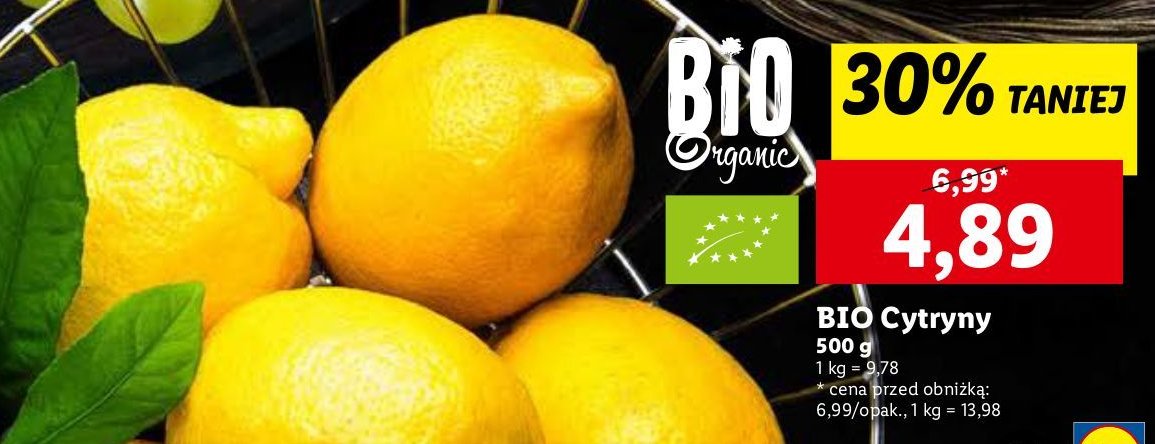 Cytryny Bio organic promocja
