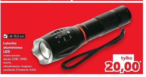 Latarka aluminiowa led promocja