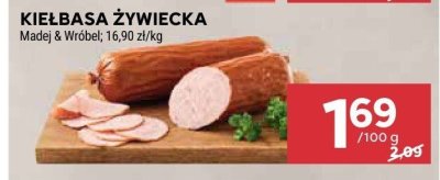 Kiełbasa Żywiecka Madej & Wróbel promocja w Stokrotka