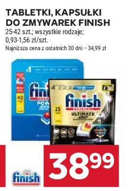 Tabletki do zmywarek lemon Finish all in 1 promocja w Stokrotka