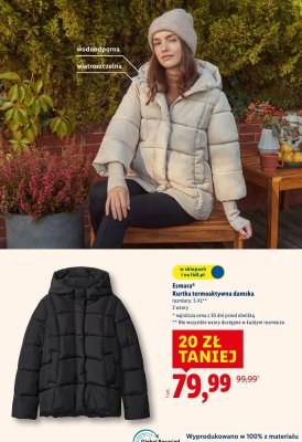 Kurtka termoaktywna damska  promocja w Lidl