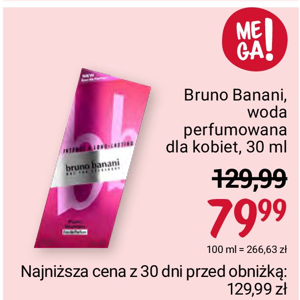 Woda toaletowa Bruno banani dangerous women promocja