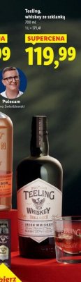Whisky Teeling ze szklanką promocja w Lidl