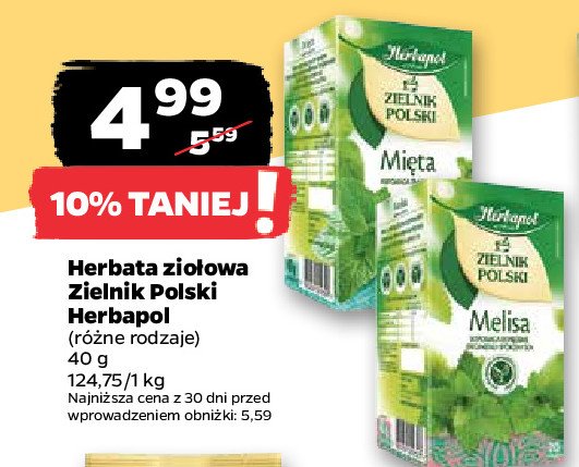 Herbatka mi臋ta Herbapol zielnik polski promocja