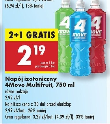 Nap贸j izotoniczny wild cherry 4move sports promocja