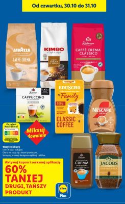 Kawa rozpuszczalna Crema promocja w Lidl