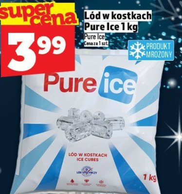 Lód w kostkach Pure Ice 1 kg promocja w TOPAZ