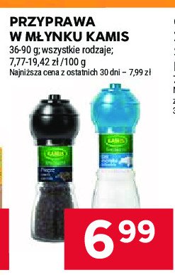 Pieprz czarny ziarnisty - m艂ynek Kamis specialite promocja