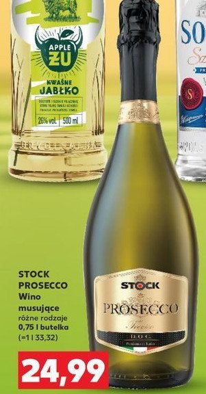 Wino Stock prosecco treviso promocja w Kaufland