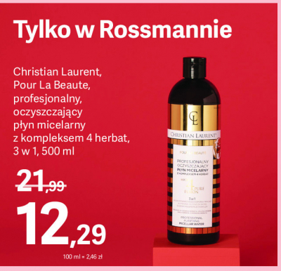 Płyn micearny z kompleksem 4 herbat Christian laurent pour la beaute promocja