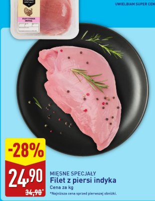 Filet z piersi indyka promocja w Aldi