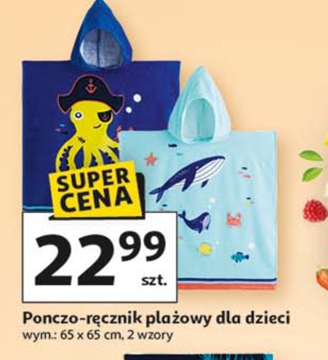 Ponczo dziecięce promocja w Auchan