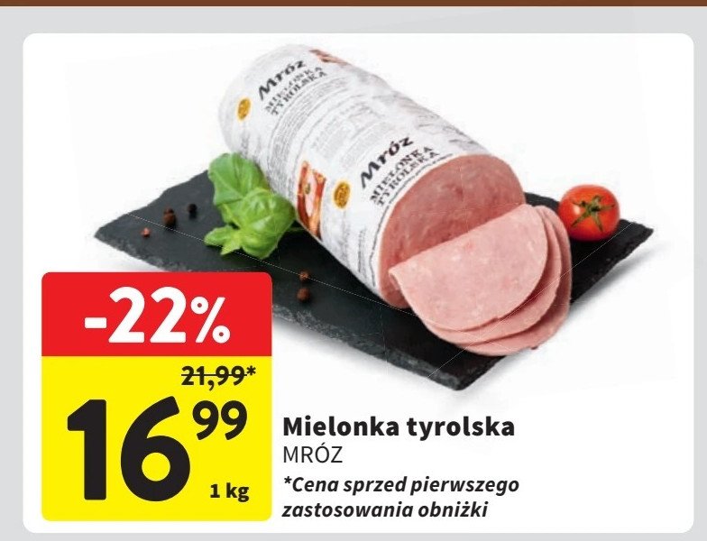 Mielonka tyrolska Mróz promocja