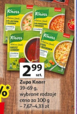 Zupa Knorr promocja w Auchan