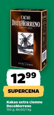 Kakao extra ciemne DecoMorreno promocja w Netto