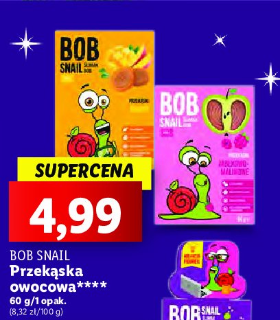 Przekąska mango Bob snail promocja