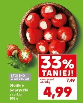 Papryczki słodkie z serem promocja