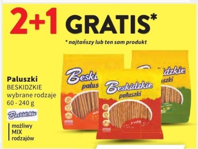 Paluszki wybrane rodzaje  promocja w Intermarche