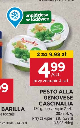 Pesto alla genovese Cascina lia promocja